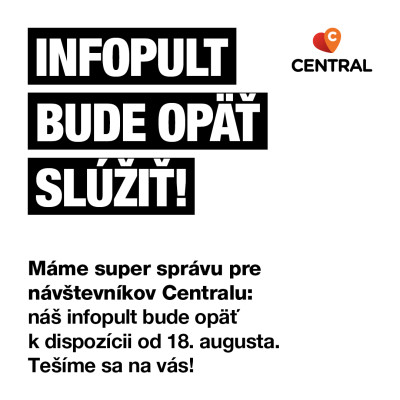 INFOPULT BUDE OPÄŤ SLÚŽIŤ!