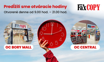 Predĺžili sme otváracie hodiny