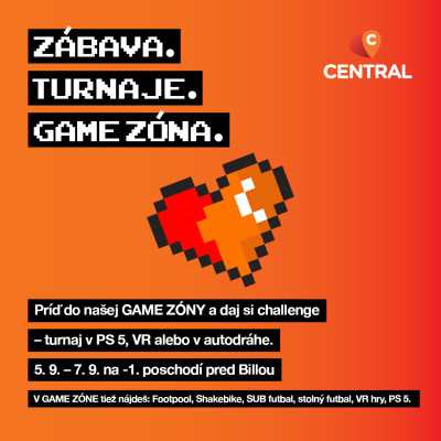 GAME ZÓNA V CENTRALI