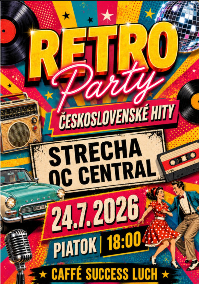 Retro párty na streche