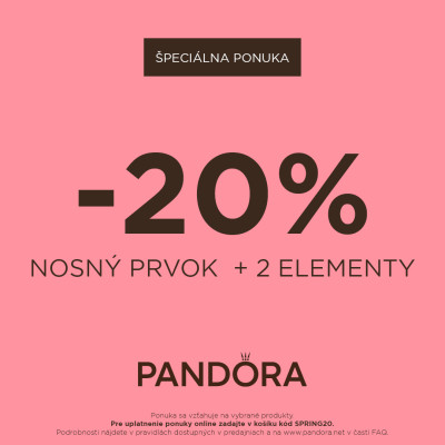 Pandora - zľava -20%