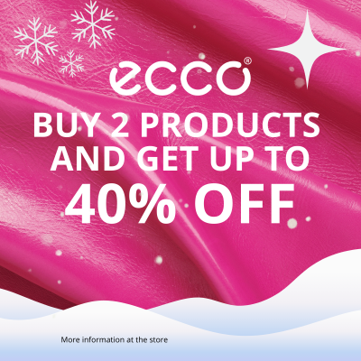 KÚPTE 2 PRODUKTY A ZÍSKAJTE AŽ 40 % ZĽAVU NA OBUV