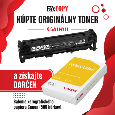 Canon toner + darček balík Canon papiera zadarmo
