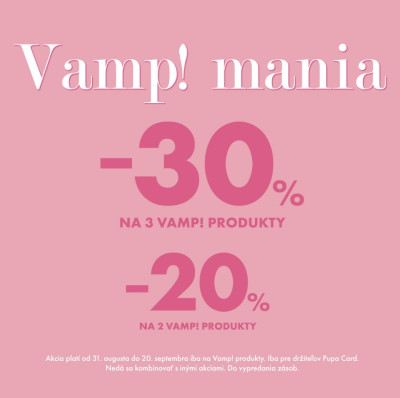 Vamp! mánia v predajni Pupa Milano