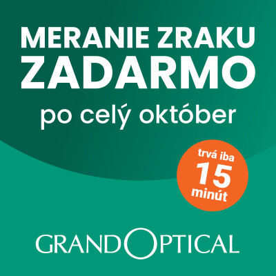 Meranie zraku zadarmo v GrandOptical!