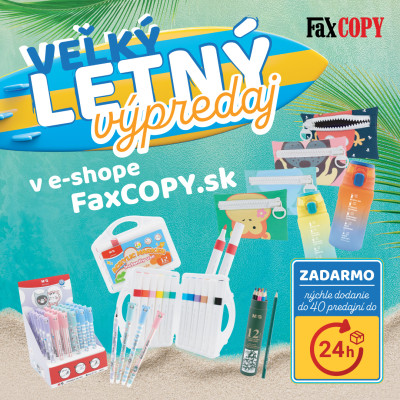 Veľký letný výpredaj v e-shope FaxCOPY.sk